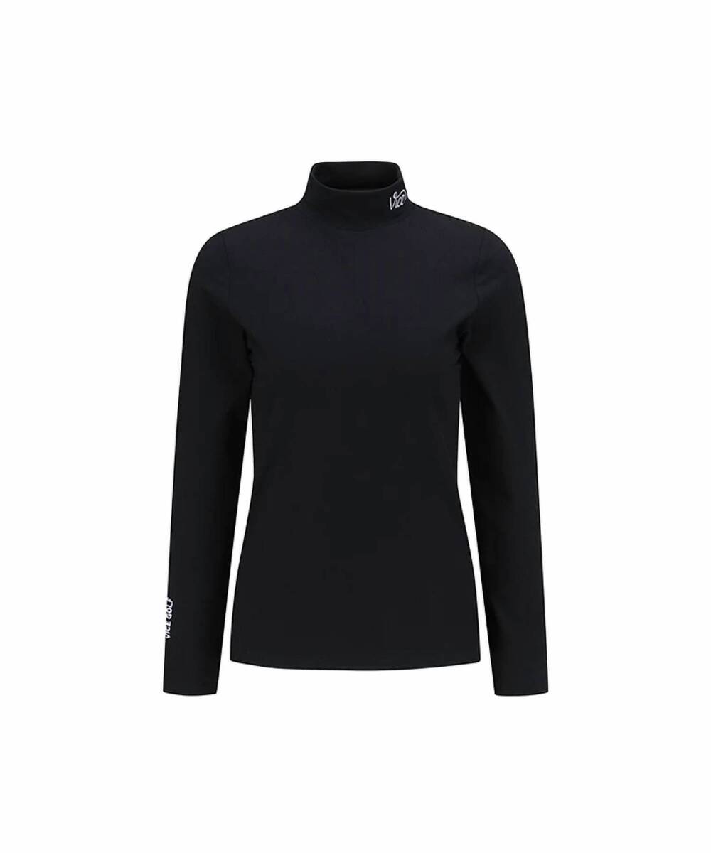 NEW ATELIER women's winter essential base layer top in black